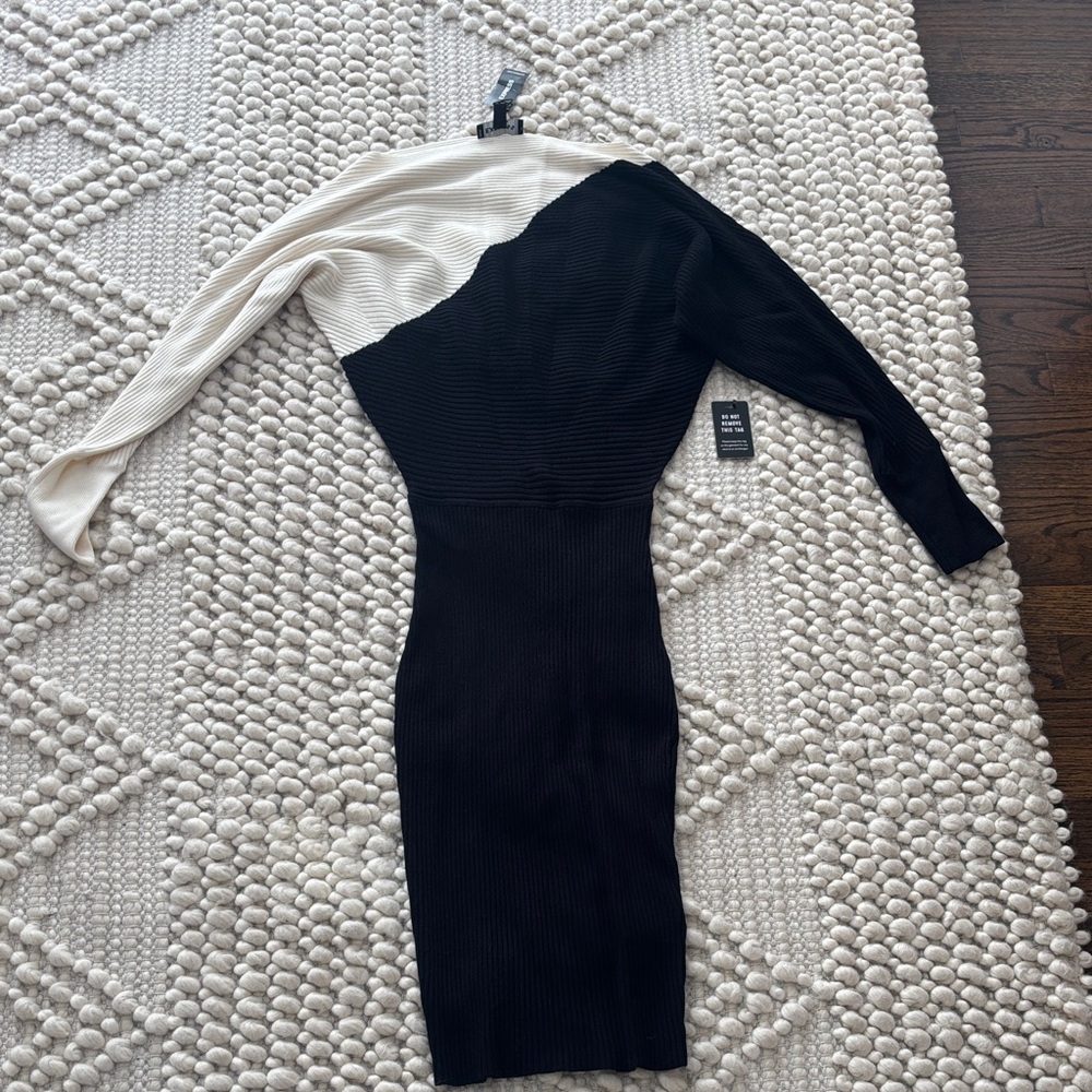 Express Ribbed Midi Sweater Dress XXS NWT